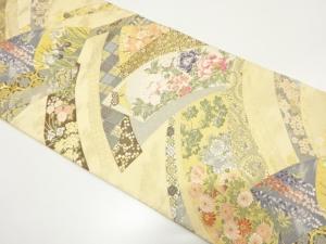 未使用品　本金箔　加賀琳派織り出し　袋帯(未仕立て)
